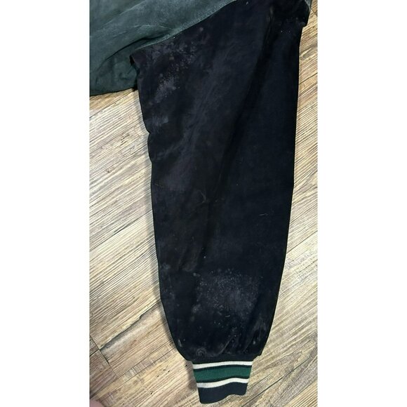 Disney Green and Black Bomber Jacket. Vintage 1968 - Picture 4 of 6